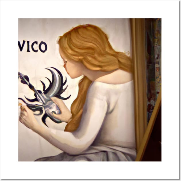 Virgo Zodiac Wall Art by tearbytea